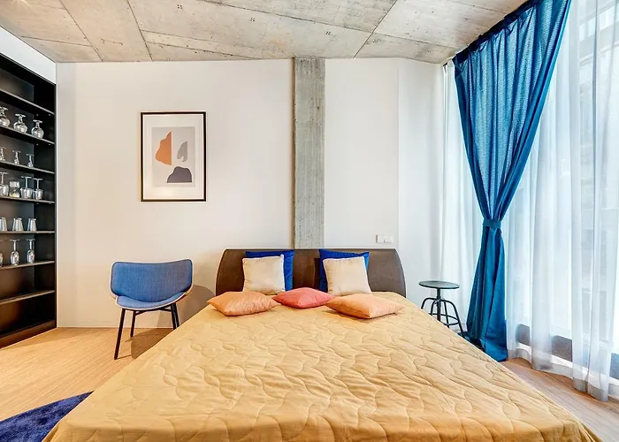 Happy Gold Studio, Self Check-in, Parking In The Underground Garage Apartmán Vilnius