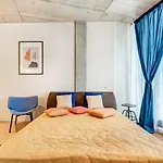 Happy Gold Studio, Self Check-in, Parking In The Underground Garage Lejlighed Vilnius