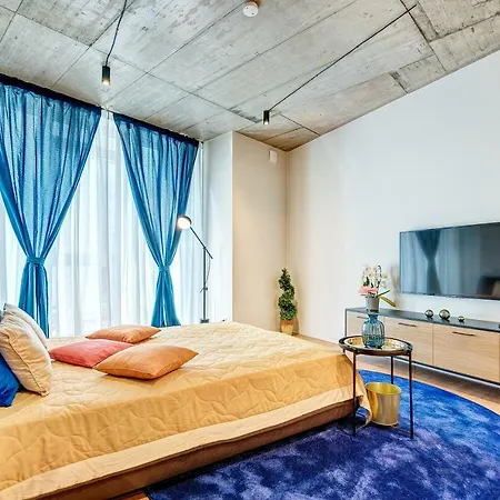 Lägenhet Happy Gold Studio, Self Check-in, Parking In The Underground Garage Vilnius